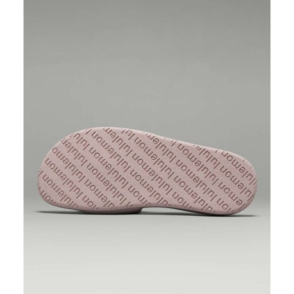 Lululemon Womens Restfeel Slides Misty Pink Cushioned Slip-On Comfort Size 12 - Picture 2 of 3